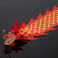 Accessoire de scène pour spectacle de danse du dragon rouge