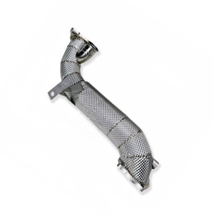 Collecteur d'échappement sport personnalisé pour Alfa Romeo Giulia 2.0T 2017+ en acier inoxydable avec isolation thermique pour une performance accrue en course - Product Image 1