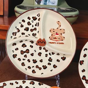 Lelyi - Plato de Cerámica Ecológico con Diseño de Gato Leopardo, Tazón para Arroz, Tazón para Yogur, Regreso a Clases - Product Image 2
