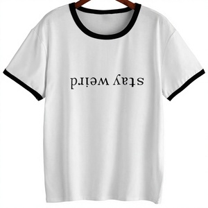 T-shirts pour hommes en polyester recyclé, prix d'usine en gros, impression personnalisée OEM, grossistes et distributeurs - Product Image 1