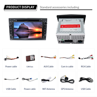Autoradio Android 13 avec fonctions DSP RGB DVB 8-Core MTK8667 8 + 128GB GPS Navigation Carplay pour OPEL VECTRA/CORSA/ASTRA/MOKKA