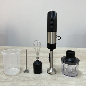 Mezclador multifuncional de dos velocidades al por mayor, mezclador eléctrico de inmersión, batidor de huevos, Espumador de leche, juego mezclador Manual de acero inoxidable - Product Image 1