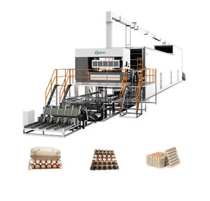 Machine de moulage de pâte à papier de déchets de papier recyclé entièrement automatique Ligne de production et de fabrication de plateaux à oeufs Machines de fabrication de papier - Product Image 4