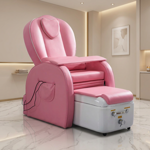 Adjustable Electric Beauty Salon <b>Bed</b> with Soft <b>Padding</b> Reclining Backrest and Remote Operation - Product Image 1
