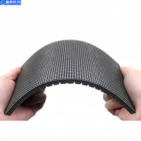 Panneau vidéo flexible LED Pushunled de haute qualité, pas de pixel de 1,538 mm, luminosité de 600 cd/m² pour affichage circulaire intérieur