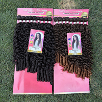 Julianna Wholesale: Extension per Capelli in Fibra Sintetica Bio 9X Burmese Curly, Morbidi e Naturali, di Lusso, con Proteine e Fibre Organiche