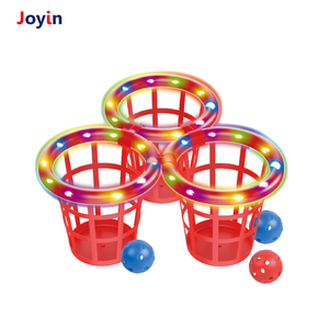Gioco di cestini da lancio con sacco di sabbia e Set di luci al coperto sport all'aria aperta giocattolo per bambini e gioco attivo divertente giardino di Fitness - Product Image 2