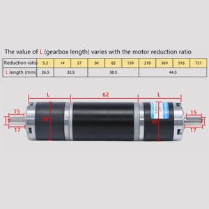 มอเตอร์เกียร์ลดรอบแบบเพลนเนทารีสองเพลา 200 กก.ซม. 12v-24v 36-36ZY มอเตอร์ความเร็วต่ำแรงบิดสูงสำหรับใช้กับพัดลมและเรือ - Product Image 3