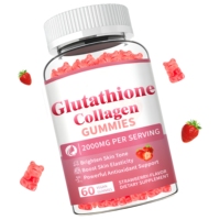 SWOOT OEM Marque Privée Gommes Éclaircissantes au Glutathion Peptides de Collagène Riches en Protéines Faible Teneur en Sucre 60 Comprimés Supplément Antioxydant