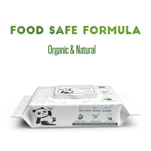 ECO BOOM Parents premier choix écologique 100% biodégradable lingettes humides jetables - Product Image 6