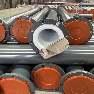 Raccords de tuyauterie à paroi épaisse en caoutchouc résistant aux produits chimiques, conformes à la norme ASTM, avec procédé de soudage pour système de transfert d'acides et d'alcalins - Product Image 2