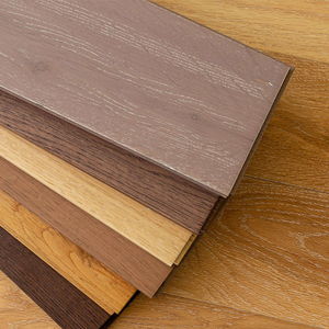 Plancher de bois dur solide de chêne Plancher de bois d'intérieur moderne blanc - Product Image 2