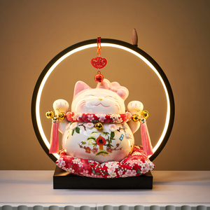 <span class=keywords><strong>Tirelire</strong></span> en céramique pour porte-bonheur, décoration de maison japonaise, <span class=keywords><strong>tirelire</strong></span> en forme de <span class=keywords><strong>chat</strong></span> - Product Image 2
