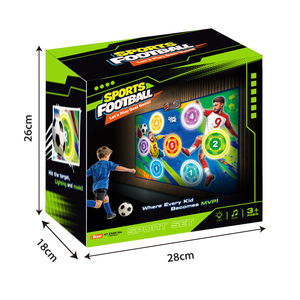 <span class=keywords><strong>Tapis</strong></span> de football mural avec musique et deux ballons, jeu d'entraînement <span class=keywords><strong>interactif</strong></span> pour le développement des compétences et le plaisir de jeu en intérieur - Product Image 6