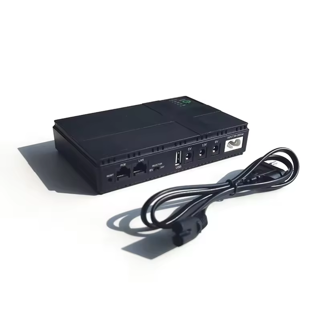 Mini DC UPS 100-240VAC 21W 2200mah*2 IN-BUIT Lithium Battery