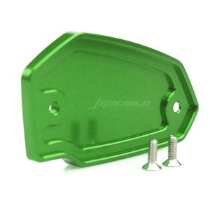 Depósito delantero de aluminio CNC para motocicleta, cubierta de tanque de líquido de frenos, accesorios de copa de aceite para Kawasaki <span class=keywords><strong>Z800</strong></span>, Verde - Product Image 3