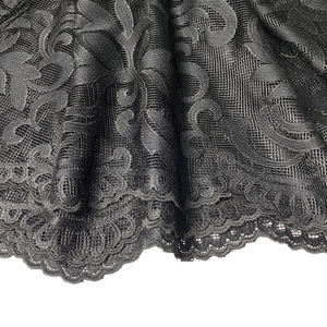 Tela de Encaje Bordado Floral de Poliéster con Malla de Poliéster Harvest para Vestidos - Product Image 5