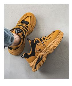 Nouvelles chaussures de sport respirantes pour hommes, style rétro, plateforme, décontractées, pour la marche en plein air - Product Image 4