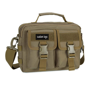 Bolsas de mensajero tácticas de alta calidad, maletín impermeable, bolso de hombro multifunción antirrobo con Usb - Product Image 4