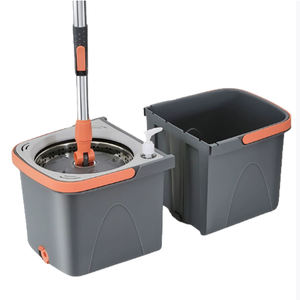 Ensemble de serpillière rotative en microfibre 360 Floor Magic, seau et essoreur, seau double détachable - Product Image 5