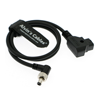 D-Tap Locking DC 5,5*2,5mm PVC-isoliertes Stromkabel für Atomos Ninja V Blackmagic Video Assist SmallHD 7 Hollyland Mars 400s