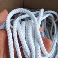 Chaîne de corde en or jaune 4mm PP Paracord enduit imperméable pour sacs vêtements chaussures-à utiliser