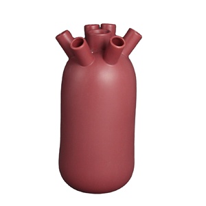 2023 EW odern even holes hhite ereramic Decoration ase ASE <span class=keywords><strong>para</strong></span> <span class=keywords><strong>tulipanes</strong></span> - Product Image 6