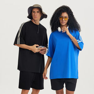 Camiseta de gran tamaño, venta al por mayor, camisas para hombre, camiseta de alta calidad de 240gsm, camiseta de algodón 100%, camisetas impresas personalizadas - Product Image 3