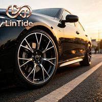 Velg Racing Dinamis Cekung Double Seven Spoke Machined Alloy untuk Kendaraan Sport Premium Facelift