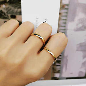 Anéis de Casamento em Carboneto de Tungstênio Banhados a Ouro para Mulheres e Homens, Tamanhos 2mm, 3mm, 4mm, 6mm, 8mm – Venda por Atacado de Fabricantes de Joias da China - Product Image 3