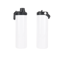 Vasos Sublimables al por Mayor, Botellas de Agua Portátiles de 20 oz, Termos de Acero Inoxidable