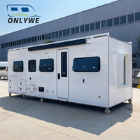 ONLYWE Custom 6*6 Flatbed Truck Camper Slide on Box Pod Camper pour Pickup Flatbed Overland Off Road