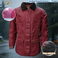 V.ROC.V CP-JKT-113 Veste de travail unisexe imperméable en toile de coton avec doublure matelassée, détection par aiguille, norme Oeko-Tex