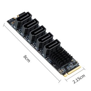Carte adaptateur M.2 M-KEY NVMe vers carte d'extension 3.0 à 5 ports, adaptateur d'extension de disque dur NAS Synology pour ordinateur de bureau - Product Image 4