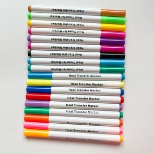 Penne per Sublimazione con Logo Personalizzabile, Set da 24 Colori, Pennarelli per Trasferimento a Caldo, Kit Fai-da-Te in Scatola Trasparente Modello TM-12 - Product Image 5