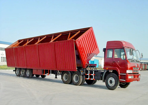 Semirremolque Volquete Lateral de Servicio Pesado Usado para Transporte de Piedra/Acero/Arena, Precio Mayorista, Carga Útil 30-100T, Camión de Carga China - Product Image 2