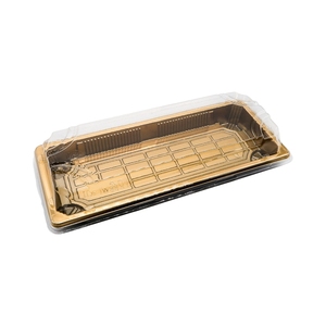 Health and Safety <strong>Disposable</strong> Sushi Food Packaging Reusable Plastic <strong>Desserts</strong> Food Container Take Away Rectangle Box Sushi - Product Image 2