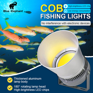 ไฟ LED สำหรับตกปลา1200W เหยื่อล่อปลาหมึกกันน้ำ IP67สีฟ้าสีแดงสีเขียวสีเขียวอ่อนสำหรับตกปลาแบบกำหนดเอง - Product Image 1