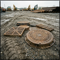 Pièces moulées en fonte ductile de haute qualité EN1563 GLS-600-3 GGG 60 70, moulage au sable, certifiées ISO9001, OEM/ODM disponibles