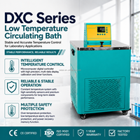 LCD Low Temperature Circulator -40-100°C Lab Cold Trap Chiller Distill Condensation Refrigerated Heating Glycol Circulating Bath