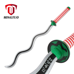 ดาบคอสเพลย์ Iguro <span class=keywords><strong>Obanai</strong></span>,ดาบดาบไม้ไผ่คาตานะดาบอสูรสังหาร - Product Image 1