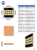 Module LED UV 150W 365nm Lumière de durcissement Impression 385nm 395nm 405nm Encre sèche Colle adhésive pour durcissement UV