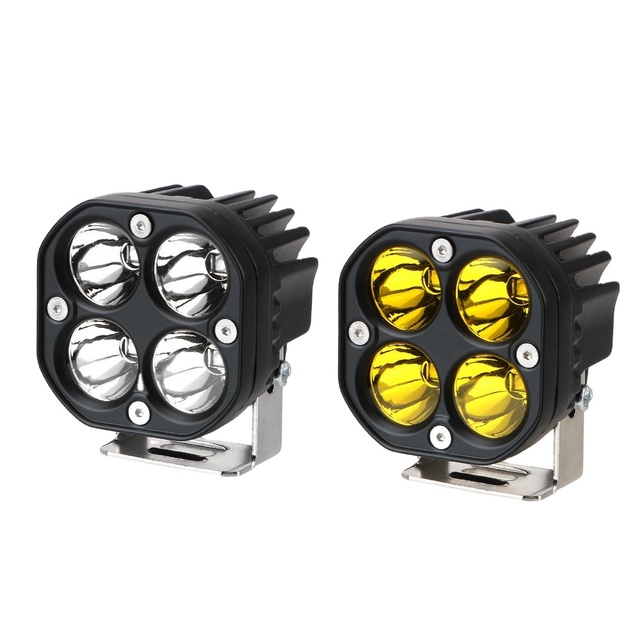12v24v Spot Beam High Power Spotlight Off-road Vehicle Motorcycle Tractor Running Light 3inch 40w square Car Led Work Light