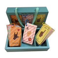 Cartes flash d'apprentissage précoce de l'alphabet 3 en 1 avec anneaux, 4x5 pouces, impression offset 4 couleurs CMYK