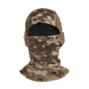 Masque facial complet chaud et résistant au froid, camouflage extérieur, capuche coupe-vent, couvre-chef pour moto, sports de plein air, unisexe, doublé polaire - Product Image 5