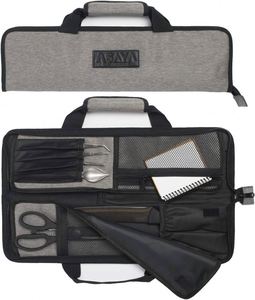 Free sample Professional Chef <b>Storage</b> Case With Multiple Pockets, Knife <b>Carrier</b> Travel Knife Roll <b>Bag</b> - Product Image 5
