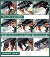 Caméra embarquée GreenYi 4K OEM avant et arrière pour Audi A4L version haut de gamme 2013-2018, Plug & Play, double caméra DVR