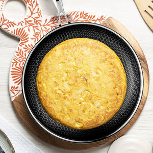 Sartén Ecológica Nueva <span class=keywords><strong>de</strong></span> 2024, Sartén <span class=keywords><strong>Triplay</strong></span> Antiadherente, Sartén <span class=keywords><strong>de</strong></span> Inducción con Revestimiento <span class=keywords><strong>de</strong></span> Acero Inoxidable en Forma <span class=keywords><strong>de</strong></span> Panal - Product Image 6