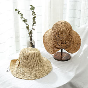 Sombrero <span class=keywords><strong>de</strong></span> Paja <span class=keywords><strong>de</strong></span> Ala Ancha con Lazo <span class=keywords><strong>de</strong></span> Moda para Fiestas <span class=keywords><strong>de</strong></span> Verano, Color Puro, Protección Solar, Sombrero <span class=keywords><strong>de</strong></span> <span class=keywords><strong>Pescador</strong></span>, para Viajes al Aire Libre, Playa, Mar - Product Image 4