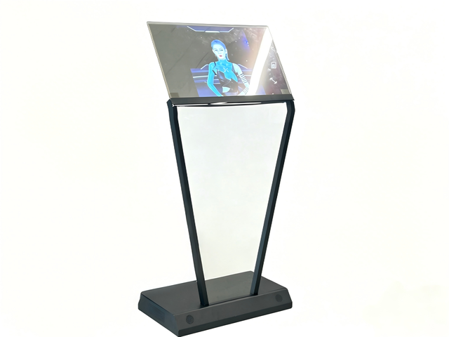 Floor Standing Transparent OLED Display Digital Poster Holographic Screen for Indoor Shopping Mall Advertising